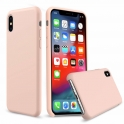 Etui Silicone Case elastyczne silikonowe HUAWEI Y6 2018 różowe