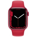 Smartwatch Apple Watch Series 7 GPS 41mm Aluminium czerwony z czerwonym paskiem Sport