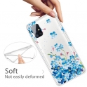 Etui SAMSUNG GALAXY M51 Slim Case Art Pattern Printing TPU Blue Flower