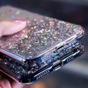 Etui HUAWEI P30 PRO Brokat Cekiny Glue Glitter Case czarne