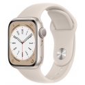 Smartwatch Apple Watch Series 8 GPS+ Cellular 45mm Aluminium księżycowa poświata z paskiem księżycowa poświata pasek Sport MNK73FD/A