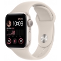 Smartwatch Apple Watch SE 2022 GPS+Cellular 40mm Aluminium Księżycowa poświata z Księżycowa poświata paskiem Sport MNPH3