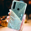 Etui IPHONE 12 MINI (5,4) Brokat Cekiny Glue Glitter Case miętowe