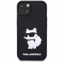 Oryginalne Etui IPHONE 14 Karl Lagerfeld Hardcase Rubber Choupette 3D (KLHCP14S3DRKHNK) czarne