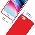 Etui IPHONE SE 2022 / SE 2020 / 7 / 8 Silicone Case elastyczne silikonowe czerwone
