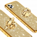 Etui Diamond Ring Brokat IPHONE 11 PRO złote