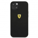 Oryginalne Etui IPHONE 13 MINI Ferrari Hardcase Silicone (FESSIHCP13SBK) czarne