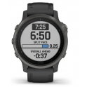 Smartwatch Garmin Fenix 6S Pro i Sapphire Szary z powłoką węglową (DLC) i czarnym paskiem 010-02159-25