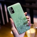 Etui SAMSUNG GALAXY S20+ PLUS Brokat Cekiny Glue Glitter Case zielone