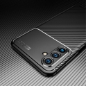 Etui SAMSUNG GALAXY A13 5G / A04S Pancerne Shockproof Nexeri Carbon Fiber niebieskie