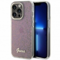 Oryginalne Etui APPLE IPHONE 15 PRO MAX Guess Hardcase IML Faceted Mirror Disco Iridescent (GUHCP15XHDECMP) różowe