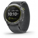 Smartwatch Garmin Enduro Stal z szarym paskiem nylonowym UltraFit 010-02408-00