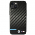 Mercedes Oryginalne Etui IPHONE 14 PLUS BMW Leather Carbon (BMHCP14M22NBCK) czarne