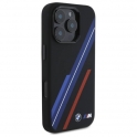 Mercedes Oryginalne Etui IPHONE 16 PRO MAX BMW Hardcase Silicone Random Lines MagSafe (BMHMP16X23SSPK) czarne