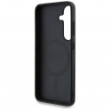 Etui SAMSUNG GALAXY S25 Guess 4G Round Patch Classic Logo MagSafe niebieskie