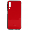 Etui glass SAMSUNG A7 2018 czerwone