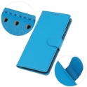 Etui HUAWEI P40 LITE E / Y7p Portfel skórzany z klapką Litchi niebieskie