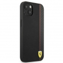Oryginalne Etui IPHONE 13 MINI Ferrari Hardcase On Track Carbon Stripe (FESAXHCP13SBK) czarne