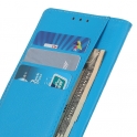 Etui HUAWEI P40 LITE E / Y7p Portfel skórzany z klapką Litchi niebieskie