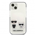Oryginalne Etui IPHONE 13 MINI Karl Lagerfeld Hardcase Karl&Choupette białe