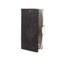 Etui portfel fancy SAMSUNG S9+ czarno-biały shine
