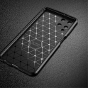 Etui SAMSUNG GALAXY A22 5G Pancerne Shockproof Carbon Fiber granatowe