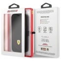 Oryginalne Etui IPHONE 13 PRO Ferrari Book Leather Curved Line czarne