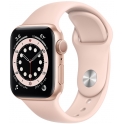Smartwatch Apple Watch Series 6 GPS 40mm Aluminium złoty z różowym paskiem Sport