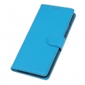 Etui HUAWEI P40 LITE E / Y7p Portfel skórzany z klapką Litchi niebieskie