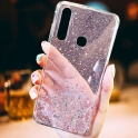 Etui HUAWEI P30 PRO Brokat Cekiny Glue Glitter Case różowe
