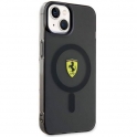 Oryginalne Etui IPHONE 14 PLUS Ferrari Hardcase Translucent Magsafe (FEHMP14MURKK) czarne