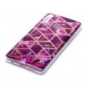 Etui SAMSUNG GALAXY A20S Slim Case Art Marble Pattern TPU różowe