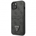 Etui IPHONE 13 Guess Hardcase 4G Triangle Logo Cardslot (GUHCP13MP4TPK) czarne
