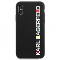 Oryginalne Etui IPHONE X / XS Karl Lagerfeld Hardcase Glossy Bauhaus czarne