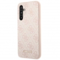 Oryginalne Etui SAMSUNG GALAXY A54 4G / 5G Guess Hard Case 4G Metal Gold Logo (GUHCSA54G4GFPI) różowe