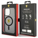 Oryginalne Etui IPHONE 14 PRO MAX Ferrari Hardcase Translucent Magsafe (FEHMP14XURKK) czarne