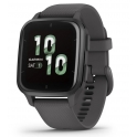 Smartwatch Garmin Venu Sq 2 Niebieskoszara ramka z aluminium szarą kopertą i silikonowym paskiem 010-02701-10