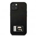 Oryginalne Etui IPHONE 13 MINI Karl Lagerfeld Hardcase Ikonik Patch czarne