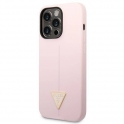 Etui IPHONE 14 PRO Guess Hardcase Silicone Triangle fioletowe