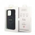 Oryginalne Etui APPLE IPHONE 15 PRO MAX Guess Hardcase Saffiano MagSafe (GUHMP15XPSAHMCK) czarne