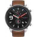Smartwatch Amazfit GTR 47mm stal nierdzewna - brązowy