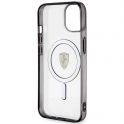 Oryginalne Etui IPHONE 14 PLUS Ferrari Hardcase Outline Magsafe (FEHMP14MURKT) transparentne