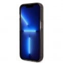 Oryginalne Etui IPHONE 14 PRO MAX Karl Lagerfeld Hardcase Glitter Choupette Patch (KLHCP14XLNCHCK) czarne