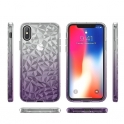Etui Diamond Ombre HUAWEI Y6 2019 fioletowe