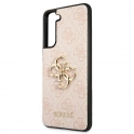 Oryginalne Etui SAMSUNG GALAXY S21 FE Guess Hardcase 4G Big Metal Logo (GUHCS21FE4GMGPI) różowe