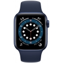 Smartwatch Apple Watch Series 6 GPS + Cellular 40mm Aluminium niebieski z granatowym paskiem Sport