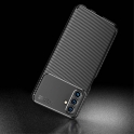 Etui SAMSUNG GALAXY A13 5G / A04S Pancerne Shockproof Nexeri Carbon Fiber niebieskie