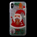 Etui Slim Art IPHONE XS Święty Mikołaj z prezentem