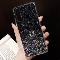 Etui IPHONE 12 / 12 PRO (6,1) Brokat Cekiny Glue Glitter Case czarne