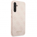 Oryginalne Etui SAMSUNG GALAXY A54 4G / 5G Guess Hard Case 4G Metal Gold Logo (GUHCSA54G4GFPI) różowe